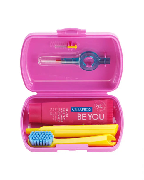 Travel Toothbrush Set Assorted Colour-Curaprox-Matakana Pharmacy